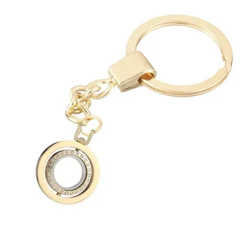 1pc Geros Kokybės Pasukti Turas Stiklo Apranga Magnetas Atidaryti Key Chain