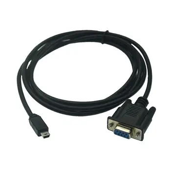 1pcs 6FT 1,8 m Mini USB 2.0 Male, kad DB9 RS232 9 Pin Female Adapter Entension Švino Kabelio Jungtis