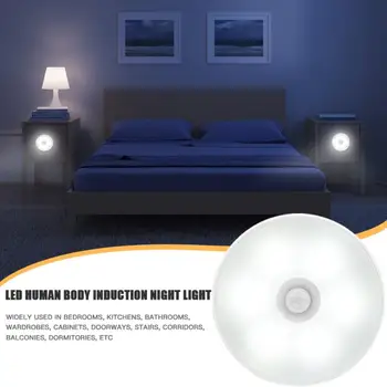 2/3/5VNT Miegamojo Puošimas LED Judesio Jutiklis Nakties Šviesos Vaikų Dovanų USB Įkrovimą, Miegamojo, Laiptai, Spinta Kambaryje Eilėje Žibintai