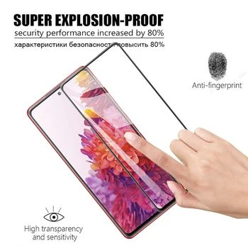 2 Vnt HD Screen Protector, Pilnas draudimas Priekiniai Kino Grūdintas Stiklas Samsung Galaxy S20-FE/S10 Lite Saugos Protectiv stiklo forS20