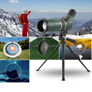 20-60x60 Medžioklės Monokuliariniai Spotting scope Teleskopas Nešiojamų Kelionių taikymo Sritis Monokuliariniai Teleskopas Birdwatch su Trikoju dėklas