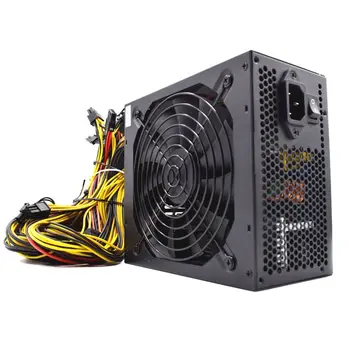 2000W Bitcoin Mining PSU PC Maitinimo Kompiuterio gavybos Platformą 8 GPU ATX Ethereum Monetos 12v 4 pin maitinimo šaltinis