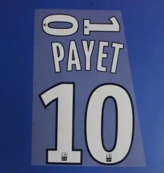 2019 2020 #10 Payet #9 BENEDETTO #26 THAUVIN #19 L. GUSTAVO Nameset Spausdinimo Futbolo Pleistras Ženklelis