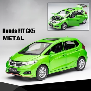2020 Naujas 1:32 Honda Fit Metalo Žaislas Lydinio Automobilių Lydinio Žaislas, Automobilio Modelis, Automobilio Traukti Atgal, Vaikų Žaislas Kolekcines Dovana Nemokamas Pristatymas