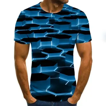 2020 Naujas Vyrų T-Shirt Atsitiktinis Trumpas Rankovės O-Kaklo Mados Juokinga Spausdinami 3d Vyrus/Moteris, Trišakiai Aukštos Kokybės Prekės Hombre