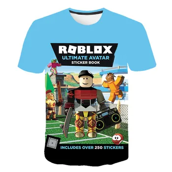 2021 Berniukas Robloxing T-Shirt Vaikams, Cartoon Trumpas Rankovės Vasaros Vaikų Marškinėliai 3D Spausdinimo Punk Gatvės Cool Baby Mergaičių Drabužiai