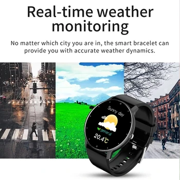 2021 m. Kovo Naujas Vyrų Smart Žiūrėti Realiu laiku Aktyvumo Seklys Širdies ritmo Monitorius Sporto Moterims Smart Watch Vyrų Laikrodis 