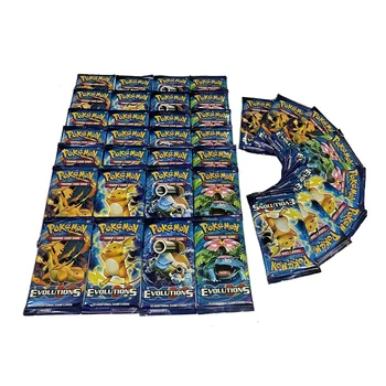 2021 NAUJAS 324Pcs/Box Pokemon Kortas Booster Box Prekybos Kortų Žaidimas Evoliucija Booster Box Kolekcines Vaikams, Žaislų, Dovanų