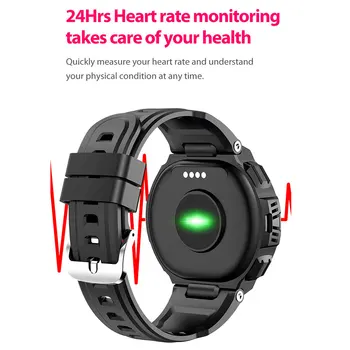 2021 Naujas Sporto Smart Žiūrėti Fitness Tracker Širdies ritmo 1.28 Colių Ekranas Conmunication Pedometer, Skirtą 