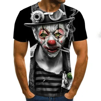 2021 Naujausias Vaidmuo Žaisti 3D Spausdinimo Kietas Juokingi Marškinėliai Vyrams trumpomis Rankovėmis Vasaros Viršūnes 3D T-Shirt Vyrų Mados T-Shirt