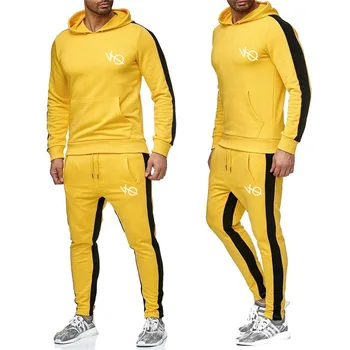 2021 rinkiniai vyrams hoodies qiu dong spausdinti laisvalaikio sporto vyrų kostiumas Laisvi ir patogūs dviejų dalių Pritaikoma modelis