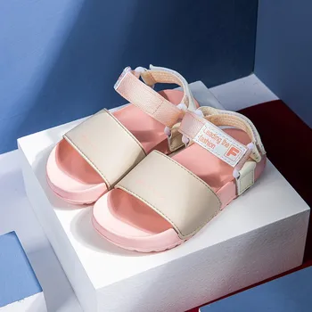 2021 vaikų sandalai kūdikių mados paprasta saldainiai spalvos sandalai berniukų ir mergaičių kietas kvėpuojantis paplūdimio sandalai
