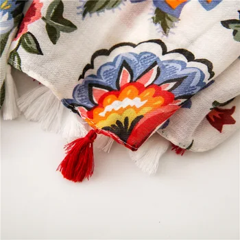 2021scarf moterų Mados Prabangos Prekės Actekų Gėlių Kutas Viskozė Skara Skara Aukštos Kokybės Wrap Pashmina Pavogė Bufandas foulard