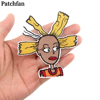 20pcs/daug Patchfan 90s mergina Cynthia juokinga aplikacijos pleistrai geležies marškinėliai, drabužiai, striukė, siuvinėjimo lipdukas drabužių ženklelis A2228