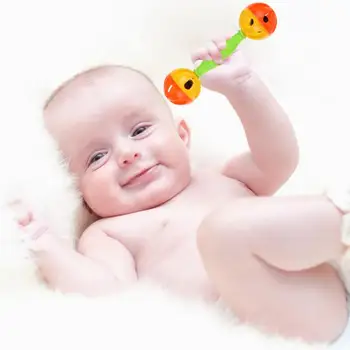 3/2/1PCS Kūdikių Barškučių Žaislas yra Maisto Klasės, Kramtyti Barška Plastikiniai Rankų Bell Žvalgybos Grabus Dantenų Kūdikių Teether Žaislas, Skirtas 0-3 Metų