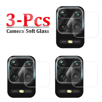 3 Vnt Kameros apsaugos Xiaomi Redmi 9 Pastaba Pro Max 10 10S 9C NFC Apsauginis Stiklas Ant Xaomi Redmy 9T 9A Ne 9S 9Pro 10X Filmas