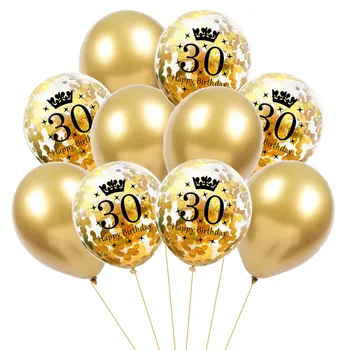 30 40 50 60 gimtadienio apdailos suaugusiųjų-osioms gimimo diena balionai 30 40 50 metų amžiaus, šalies balionas prekes