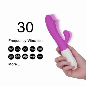 30 Greičio atsparus Vandeniui Vibratorius Moters Klitorio Stimuliacija Tikroviškas Dildo G taškinio Masažo Vibratorius Magic Wand Suaugusių Moterų Sekso Žaislai