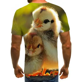 3d Marškinėlius Gyvūnų marškinėliai Vyrams Paukščių Anime Drabužius Puikus marškinėliai 3d Porų Marškinėlius Atspausdintas Trumpas Rankovės Punk Rock Naujo Stiliaus Viršūnes