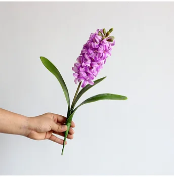 3D Nekilnojamojo Touch Narcizas, Hiacintas Dirbtinės Gėlės Namuose Vestuves Apdailos Netikrą Flores Sienos Vazoninių Gėlių Ornamentais