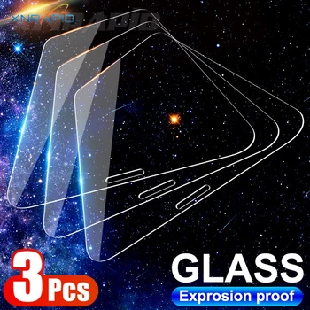 3Pcs Grūdintas Stiklas iPhone 11 12 Pro XR X XS Max Stiklo Screen Protector Dėl 