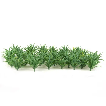 50 Vienetų Mini Modelis Formos Žalia Žolė, Micro 1:100-1:200 Masto Acc