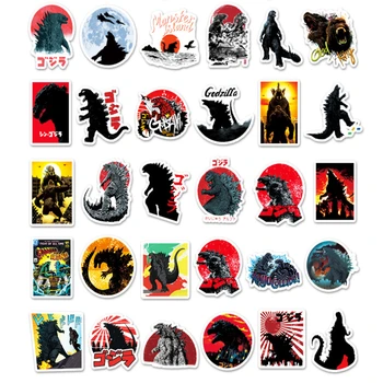 50 Vienetų Monstras Karalius Godzilla Asmenybės Mados Vadovas Sąsiuvinis Motoroleris Automobilių Apdailos Lipdukai Vaikų Dovanų