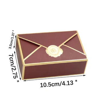 50Pcs Voko Formos Saldainių Dėžutė Šokolado Dovanų Dėžutė Pakuotės Svečiai Baby Shower Vestuvių Naudai Dovaną Gydyti Dėžės Šaliai Dekoro