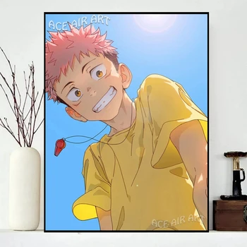 5D PASIDARYK pats Anime Plakatas Džiudžiutsu Kaisen Diamond Tapybos, Mozaikos Kryželiu Apdailos Menas