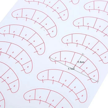 70 Porų Blakstienų Mapping Lipdukus Pagal Akių Padėties nustatymo Patarimai Lipdukas, skirtas Blakstienoms Pratęsimo Praktika Akių Pagalvėlės Popieriaus Lopai