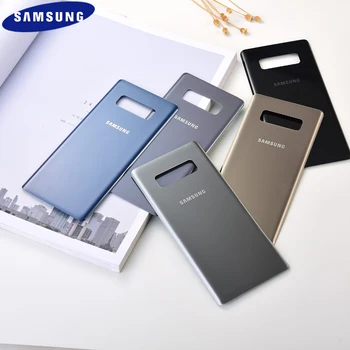 8 pastaba Stiklo Atgal Baterijos Dangtelis Skirtas SAMSUNG Galaxy Note 8 note8 N9500 N950F Durų Galiniai Būsto Atveju Pakeitimas klijuojamas Lipdukas