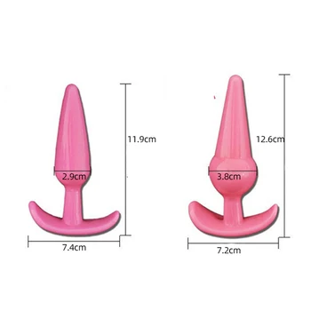 9.7 cm mažas analiniai kištukai T-formos SexToy Lankstus Skatinti Suaugusiųjų Massager su Karoliukais Makšties Butt Beads Homoseksualų, gėjų, sekso žaislai