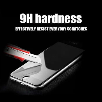 9D Išlenktą Kraštą, Visą Padengti Grūdinto Stiklo iPhone 11 12 Pro X XS MAX XR Ekrano Apsaugos iPhone 7 8 6 6S Plius Filmas