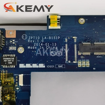 Akemy 789088-501 789088-001 HP 11-N 11T-N X360 Nešiojamas Plokštė ZPT10 LA-B151P DDR3 Procesorius su borto
