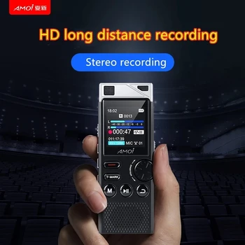 Amoi A80 Skaitmeninis Diktofonas Profesinės diktofoną, bet bodhis nenorėjo HD triukšmą, balso aktyvuota lossless mp3 grotuvas verslo susitikimą