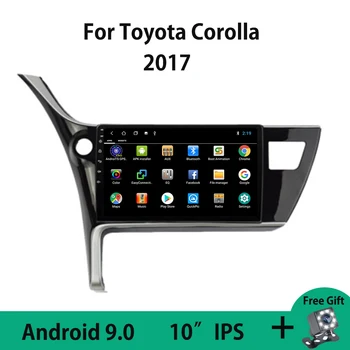 Android 9.0 Automobilio Radijo Multimedia Vaizdo Grotuvas Toyota Corolla 2017 Kairėje Ratai Padalinta Touchscreen Ekrano Veidrodis Nuorodą OBDII