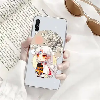 Anime Inuyasha Higurashi Telefono dėklas Permatomas 