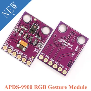 APDS-9900 RGB Gestas Jutiklio Modulis APDS 9900 už Arduino I2C Sąsaja 3.3 V Detectoin Artumo Jutikliai, Spalvos UV Filtras