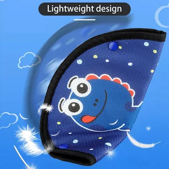 Automobilių saugos diržų pečių apsaugas animacinių filmų automobilį su vaiko teisių apsaugos dangtelį automobilių pagalvėlės
