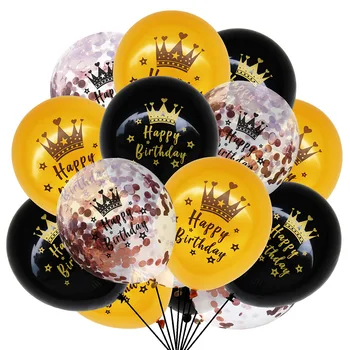 Balionų Rinkinys Konfeti Latekso Kolbų Vestuvių Baloons Prekių Laimingas Gimtadienio Dekoracijas, Suaugusiems, Vaikams, Kūdikių Dušas Džiaugtis