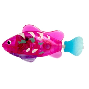 Baterijos Žuvų Katė Žaislas Vandens Aktyvuotas LED Plaukimo Žuvų Žaislas Katė Žuvų Žaislas
