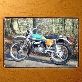 Bultaco Metalo Skardos Pasirašyti Motorscycle Kūrybos Metalo Dažymas Kietas Plakatai