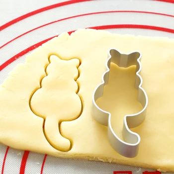 Cookie Cutter Sausainių Paspauskite Antspaudas Embosser Cukraus Pastos Pyragas 