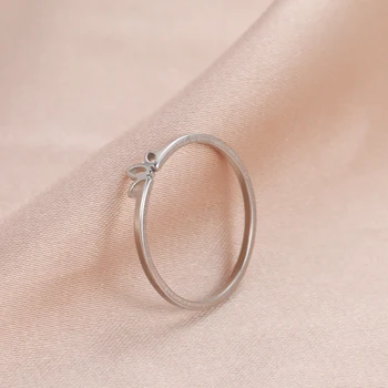 COOLTIME Karūna Žiedai Moterims Nerūdijančio Plieno Pora Žiedas Suporuoti Sužadėtuvių Žiedą Vestuvių Dovanos Minimalistinio Šalies Mados Juvelyrika