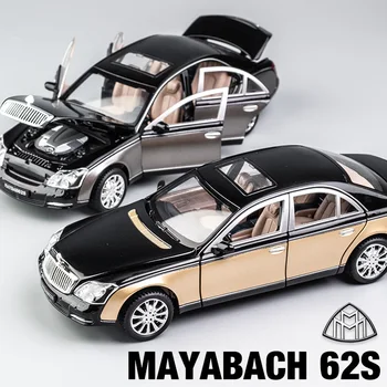 Didelio Dydžio 1:24 Maybach 62s S650 Klasikinių Automobilių Lieti Automobilio Modelį Diecasts & Žaislinės Transporto priemonės Žaislas Automobilis Metalo Surinkimo Žaislai Vaikams Dovanų