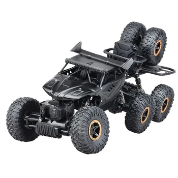 Didelis Dydis 1:10 RC Automobilių 6WD 2.4 GHz Nuotolinio Valdymo Rock Crawler ne Kelių Transporto priemonių Didelės Spartos monster Truck Vaikams, Žaislai