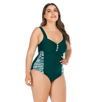 Didelis Dydis Mados maudymosi kostiumėlį, Seksualus Moterų Aukšto Juosmens 2020 Paplūdimys Pilnas Komplektas maudymosi kostiumėlį Didelis Moterų Spausdinti maudymosi kostiumėlį