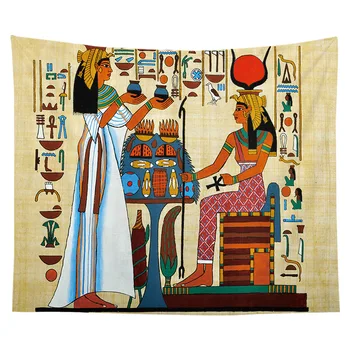 Egipto faraonas gobelenas užsakymą lovos miegamajame kabo audinio fone audinio namų dekoravimo audinys