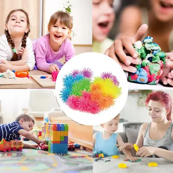 Fidget žaislai popit 24pcs/Box Naujovė žaislų, Minkštas, Mielas multi-Funkcija Žaisti Magija Gėlių, Žaislų, Antistress Žaislas Vaikams, Suaugusiems