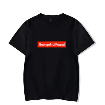 GeorgeNotFound Merch T shirt Grafikos Spausdinimo Harajuku kostiumas Vyrams, Moterims Atsitiktinis marškinėlius trumpomis rankovėmis vasarą Streetwear Tee Negabaritinius